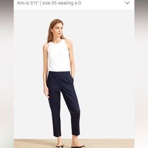 Everlane Easy Chino - Navy, size 2